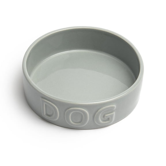 Park Life Designs 5.25" Small Pet Bowl | Classic Dog (Grey)