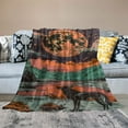 thumbnail image 2 of Nawypu  Retro Card Throw Blanket, Boho Vintage Witch Divination Wolf Cozy Decor Nap Blankets Gift Sofa Bed Couch Chair or Dorm Throws, 2 of 6