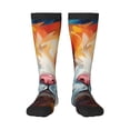 thumbnail image 1 of Balery Oil Painting Colorful Hamster Calcetines novedosos Calcetines deportivos Calcetines hasta la rodilla Calcetines de algodón Calcetines originales y geniales, 1 of 6