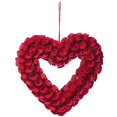 thumbnail image 1 of National Arbre RAV-RBS11242 16 Po Bois Boucles Roses Valentine Coeur&44; Rouge, 1 of 1
