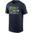 thumbnail image 2 of Men's Nike College Navy Seattle Seahawks Hometown Collection Emerald City T-Shirt, 2 of 3