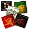 thumbnail image 1 of Juego de 4 unidades exclusivo de Game of Thrones Nerd Block de Coasters, 1 of 7
