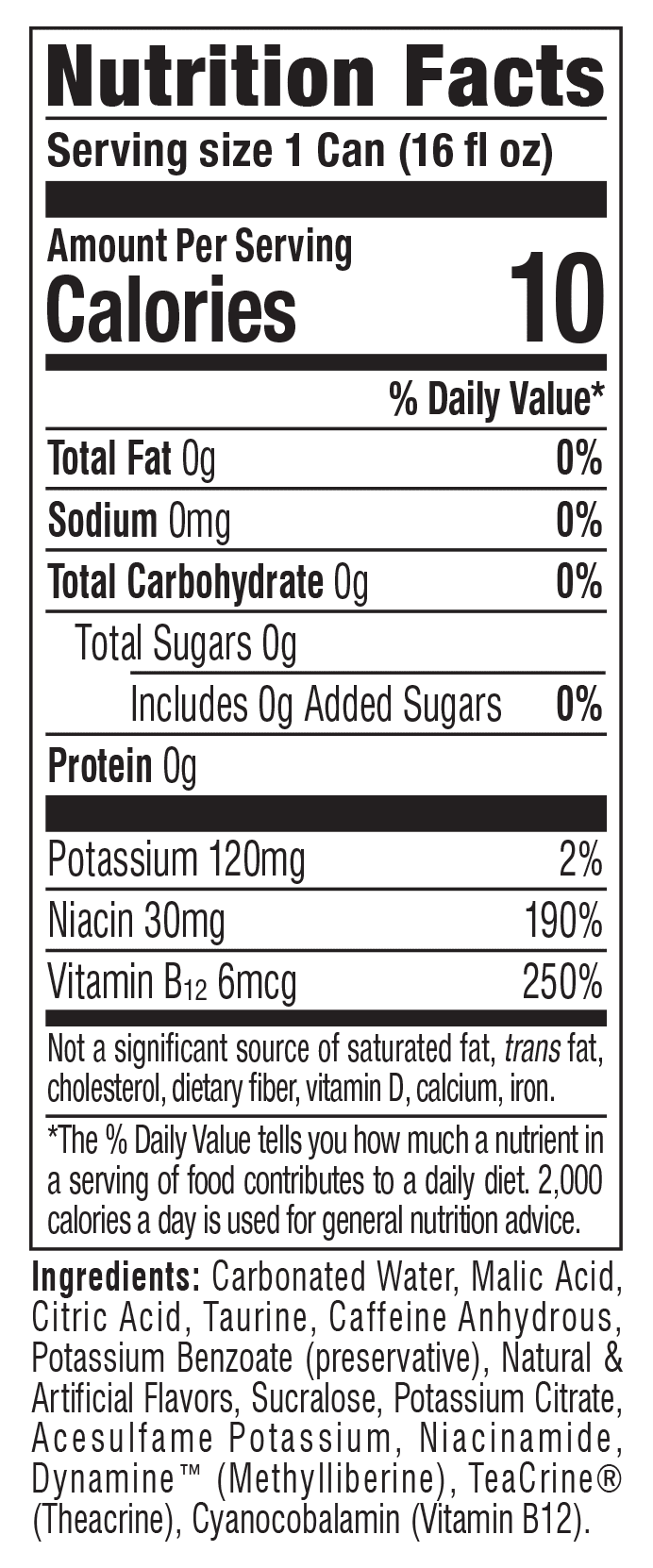 C4 Ultimate Energy Drink, Tropical Tundra Frost Flavor, Zero Sugar, Carbonated, 16 fl oz Can, 12 Pack