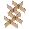 thumbnail image 1 of unbranded 2Jgo Divisores Para Cajas De Envío De Color Marrón Claro Práctico Y Resistente, 1 of 8