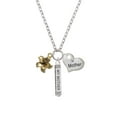 thumbnail image 2 of Delight Jewelry Goldtone Flower Always My Mother Bar Zoe Necklace, 2 of 4