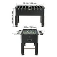 thumbnail image 6 of VEVOR Foosball Table, 55 inch Standard Size Foosball Table, Indoor Full Size Foosball Table for Home, Soccer with Foosball Table Set, Includes 4 Balls and 4 Cup Holders, 6 of 9