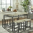 thumbnail image 6 of TMS 5-Piece Bowery Dining Set, Natural, 6 of 6