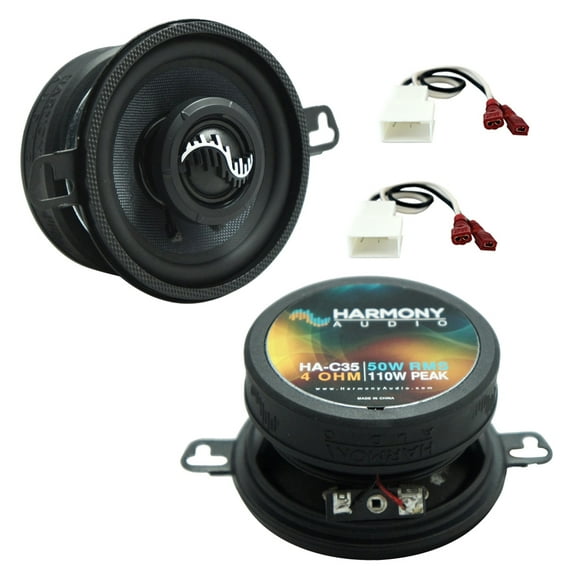 Fits Toyota Tacoma 2005-2015 Front Door 2 Replacement Harmony HA-C35 Speakers