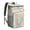 Grey-18, variant on Colorful Abstract Geometric Cooler Backpack - 20L Insulated Leakproof Lunch Bag, Plaid Stripes