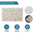 thumbnail image 6 of Spring Floral Placemats Set of 6, Elegant Pastoral Flowers Dragonfly Rustic Placemats for Dining Table, Place Mats for Kitchen Tabletop, Waterproof Wipeable Dining Table Mats Set, 6 of 9