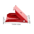thumbnail image 2 of HONMEET 2 Pcs Cales de Roues de VR Rouges Blocs Stabilisateurs pour Remorques de Voyage Position des Pneus Sécurisée, 2 of 8