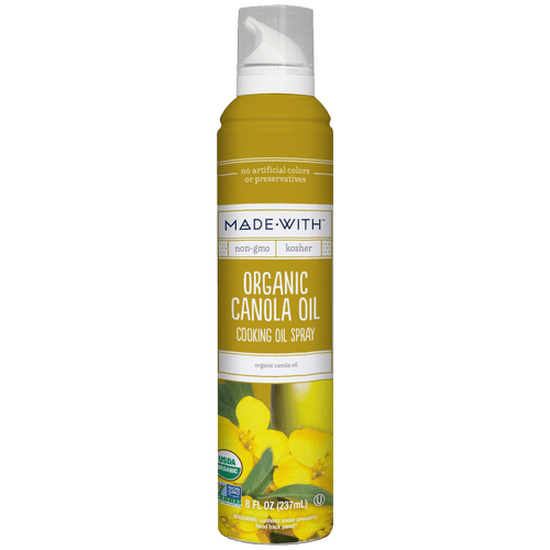 Made With Canola Oil Spray Non-GMO Organic 8 fl oz (Pack Of 6)