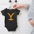 thumbnail image 5 of Yellowstone Dutton Ranch Y Brand Romper Boys or Girls Infant Baby Brisco Brands NB, 5 of 6