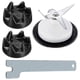 thumbnail image 1 of KitchenAid Blender Coupler Replacement Parts - 4 Leaf Blender Blade and Coupler, 9704230, 1 of 5