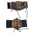 thumbnail image 4 of Fashion Tied Cincher Corset Belt Pattern Elastic Corset Waist Girdle Belt for Theme Event Various Outfit, 4 of 9