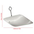 thumbnail image 4 of Tapa la cubierta del gancho remolque parachoques delantero coche para Clase E W212 2009-2013 (plata), 4 of 4