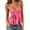 Hot Pink, variant on Wdddd Women's Summer Top Polka Dot Strappy Top Going Out Cami with Knotted Front Green L
