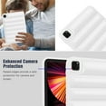 thumbnail image 5 of Allytechgroup Shockproof Case for Apple iPad Pro 12.9 Inch 2021/2020/2018/2022 6th 5th 4th 3rd Ge, Wave Bubble Style Protective Cover Soft TPU Back Shell with Raised Edges for Camera & Screen, Clear, 5 of 7