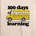 thumbnail image 3 of Peanuts - 100 Days Of Learning - Women's Lightweight French Terry Long Sleeve Shirt, 3 of 6