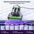 thumbnail image 4 of Maircle Mattress Vacuum Cleaner with UV Light, Bed Vacuum with Dust Detection, 18KPa Handheld Vacuum with LED Display, 40,000 Beats/Min Tapping, 150°F Heat, HEPA Filter for Bed, Couch, 4 of 8