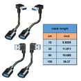 thumbnail image 5 of Right Angle Male to Female Stright Head Data Cable USB3.0 5Gbps Transfer Rate, 5 of 13