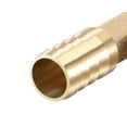 thumbnail image 6 of Uxcell 16mm Barbed x G1/2 Female Thread Brass Hose Barb Fitting Elbow, 6 of 6