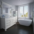 thumbnail image 2 of Wyndham Collection Wc-Ts55 55" Andover Floor-Standing Traditional Vanity Set - White, 2 of 5