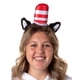 thumbnail image 2 of Diadema con forma de gato con sombrero de Dr. Seuss de Bioworld para adulto, 2 of 5