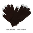 thumbnail image 4 of Jumpingount 1 par de guantes de invierno para mujer, cubierta de mano, accesorio de ropa, cubre los dedos para mantener el calor, guante de punto cómodo guantes y mitones Marrón Jumpingount AP009536-09, 4 of 6
