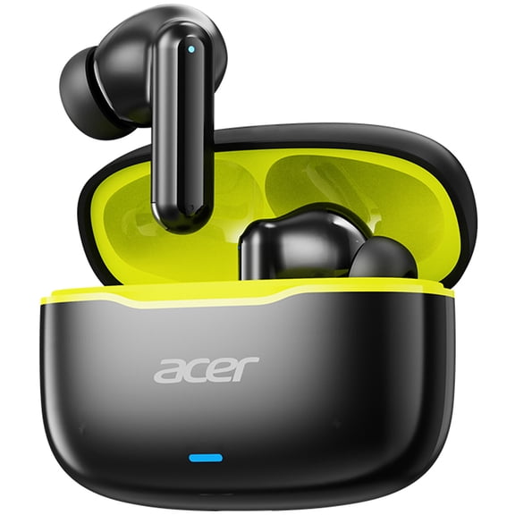 Acer Wireless Bluetooth ANC Earbuds Waterproof Touch, Black