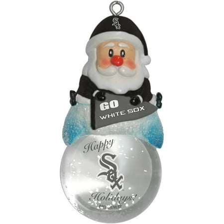 Topperscot by Boelter Brands MLB Santa Snow Globe Ornament, Chicago White Sox