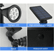 thumbnail image 2 of iluminación de paisaje para jardín, patio, camino de entrada, casa, decoraciones de Navidad, paquete de 2 luces solares para exteriores, impermeables, ShuxiuWang 8390605958397, 2 of 5