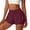 RD4, variant on Y-Sunset Biker Shorts Women Quick Dry 2 in 1 Running High-Split Athletic High Waist Short Pant with Pocket Tennis Golf Skirt(Blue/L)