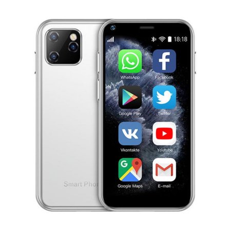 SOYES XS11 Mini Android Cell Phone 3D Glass Body Dual SIM Google Play Market Cute Smartphone