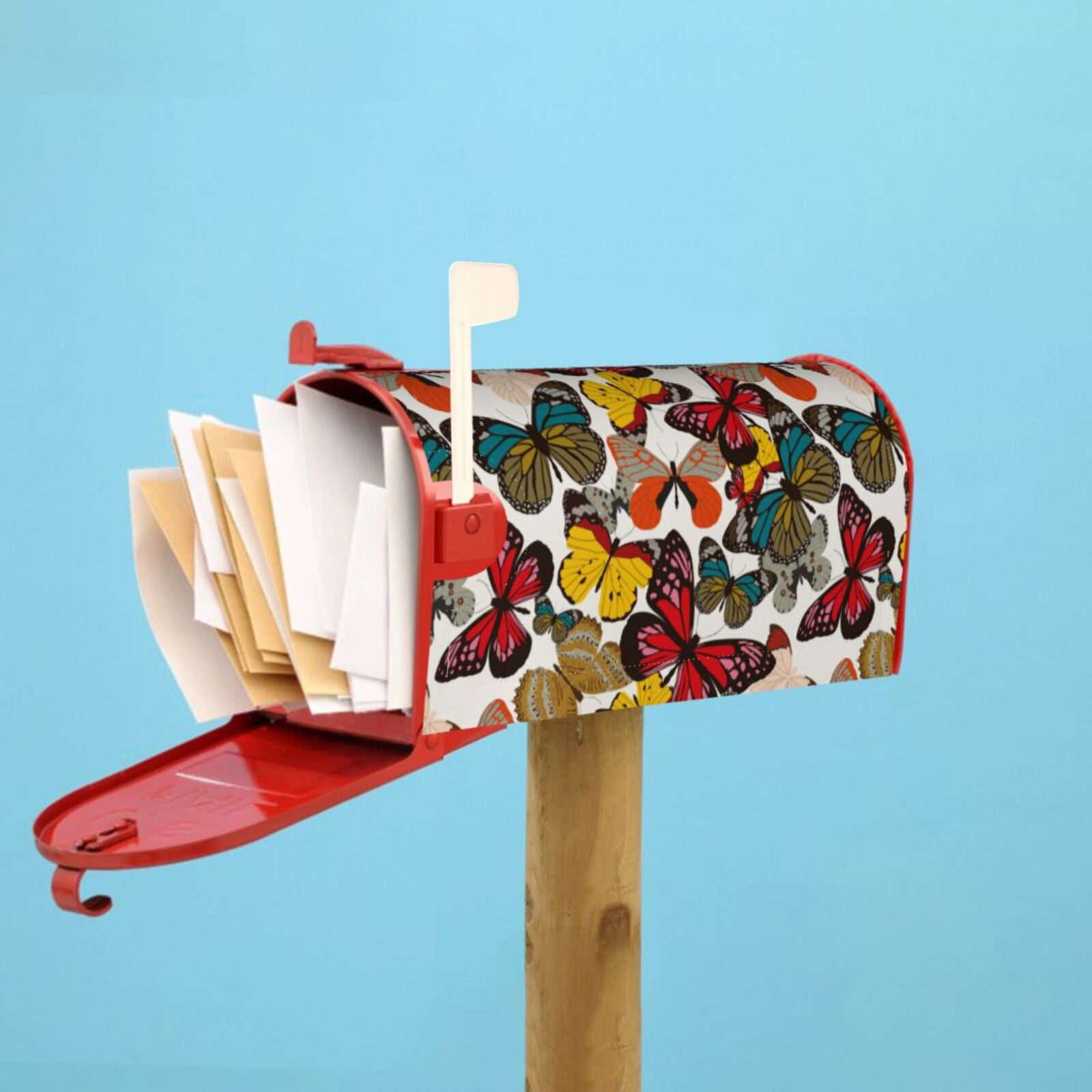 Kdxio Magnetic Mailbox Cover 21x18 in Mailbox Cover Outdoor Decoration Holiday Mailbox Covers for Home Garden Yard-21x18 in