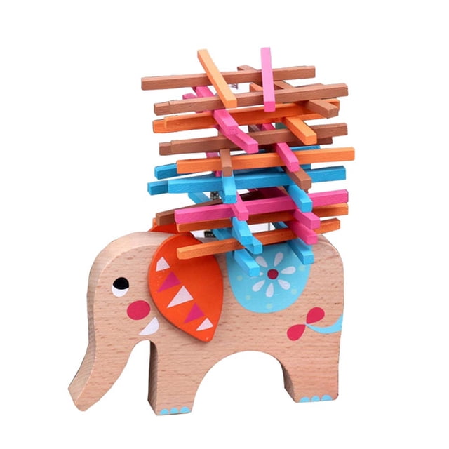 Blocs de Construction Éléphant Éducation Précoce Blocs de Construction pour Enfant Bébé