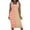 Multicolor, variant on IROINNID Women's Sleeveless Sheath Dress Summer Stripe Casual Dress Round Neckline Below The Knee Women Dress