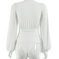 thumbnail image 4 of Bodycon Jumpsuit,Deep V Neck Bodysuit Deep V Neck Jumpsuit V Neck Bodysuit Professionally Tested, 4 of 6
