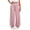 Pink, variant on Middle School Girls Solid Color Casual Elastic Waistband Wide Leg Pants Casual Pants Long Pants Sweat Pants Teen Girls Girls Size 8 Sweatpants