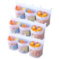 thumbnail image 1 of Bolsa de almacenamiento de juguetes de baño para bebés, red de malla para colgar en la pared, organizador de 3 compartimentos C9W7, 1 of 1