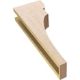 thumbnail image 6 of 4"W x 8"D x 24"H Thin Yorktown Rough Cedar Woodgrain TimberThane Corbel, Primed Tan, 6 of 6