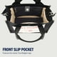 thumbnail image 3 of True Religion Tote, Women's Medium Travel Shoulder Bag with Adjustable Strap, Black Denim, 3 of 7