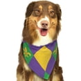 thumbnail image 6 of Goofa Mardi Gras Printing Dog Bandana ,Cat Scarf Adjustable Bib Handkerchief Accessories for Dogs Cats,Pet scarf,Pet fashion, 6 of 6