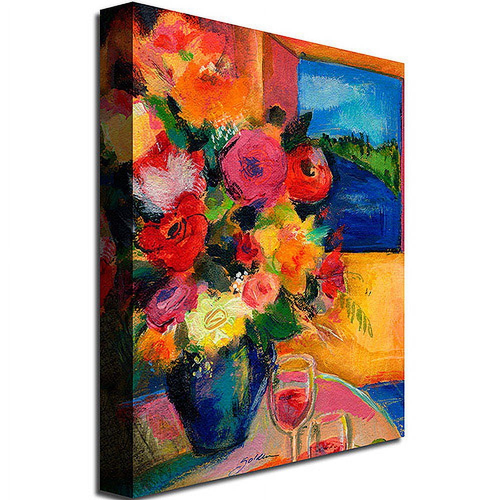 Trademark Art "Room with a View" Canvas Art by Shelia Golden