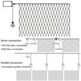 thumbnail image 5 of Morttic LED Net Mesh Fairy String Decorative Lights, 200 LED Outdoor Waterproof Net Lights with 8 Lighting Modes for Christmas Wedding Party Holiday Decor (9.8ft x 6.5ft, Multicolor), 5 of 9