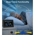 thumbnail image 3 of 19 Alarms Digital Talking Clock for Seniors, Loud Voice with Time & Date, 20 Custom Reminders, Auto DST, 10-Level Dimmer, Sleep Trainer, Speaking Calendar Clock, Remote Control, 3 of 4