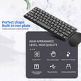 thumbnail image 3 of Amdohai Keyboard Combo 2.4G Sans Fil Keyboard Ensemble Bureau Keyboard Ensemble Design Mince Plug and Play pour PC Portable Noir, 3 of 7