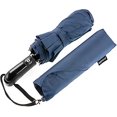 thumbnail image 1 of Paraguas de viaje resistente al viento con doble capa: revestimiento de teflón, mango ergonómico y funda protectora: compacto, plegable, liviano y resistente al viento., 1 of 5