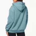 thumbnail image 3 of Jsaierl Oversized Zip Up Hoodie for Women Baggy Loose Basic Zipper Hooded Sweatshirt Coat Y2K Jacket, 3 of 8