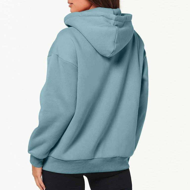 Light blue deals hoodie walmart